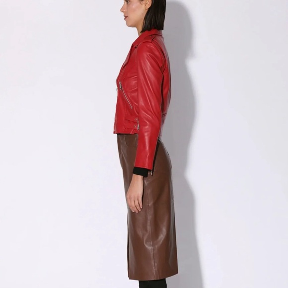 Spring Jacket
Liz Jacket,  Red - Leather by Walter Baker Brand NEW - Picture 15 of 16